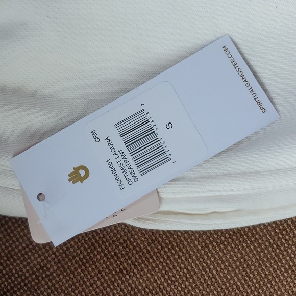 NWT SPIRITUAL GANGSTER OPTIMIST LAGUNA SWEATPANT IN CREAM SZ SMALL - Picture 11 of 15